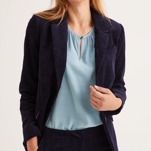 Boden corduroy blazer, navy blue